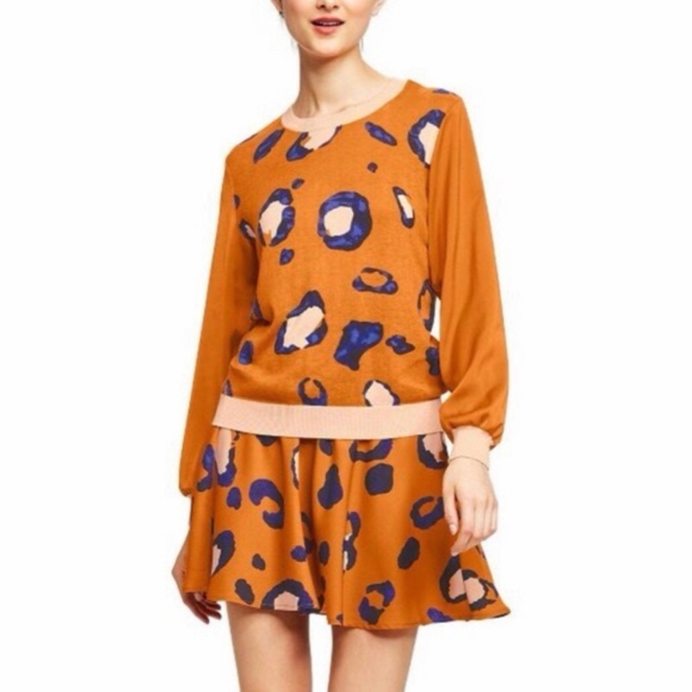 3.1 Phillip Lim 20th Anniversary Collection Orange and Blue Skirt Set